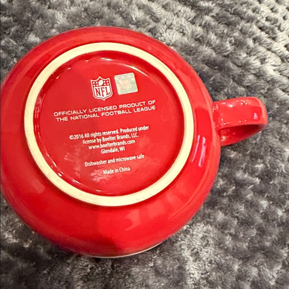 Vibrant Red SF Logo Mug - Picture 2 of 5
